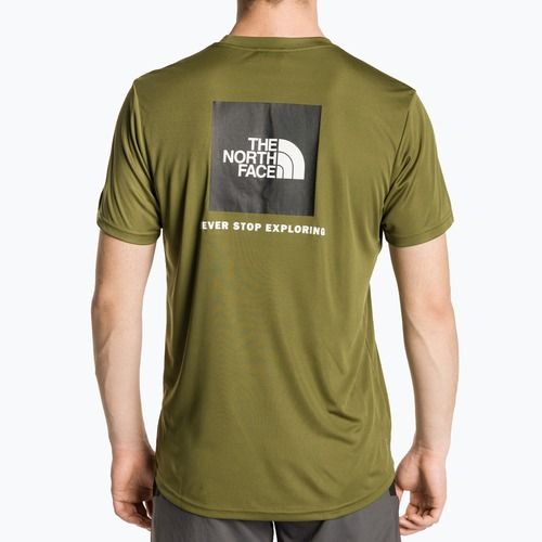 Maglietta da allenamento da uomo The North Face Reaxion Red Box forest olive
