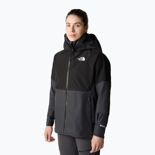 Giacca da pioggia da donna The North Face Jazzi GTX grigio asfalto/nero