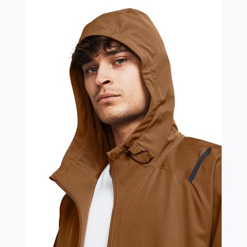 Giacca da allenamento Under Armour Unstoppable tundra/nero da uomo