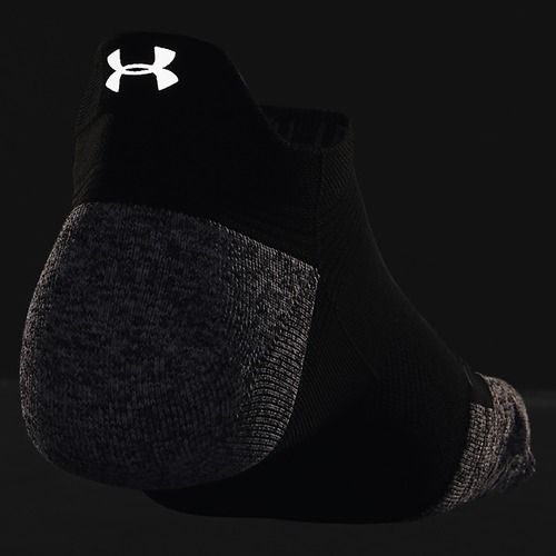 Under Armour Ad Run Cushion 1Pk NS Tab calze da allenamento nere/grigie/riflettenti