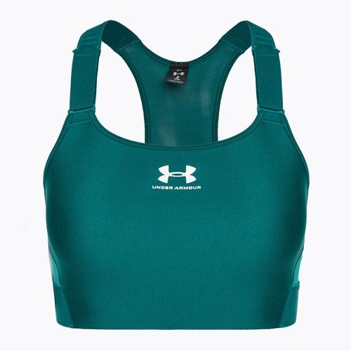 Reggiseno fitness Under Armour HG Armour High hydro verde acqua/bianco
