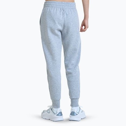 Pantaloni Under Armour Rival Fleece Joggers mod grigio chiaro/bianco