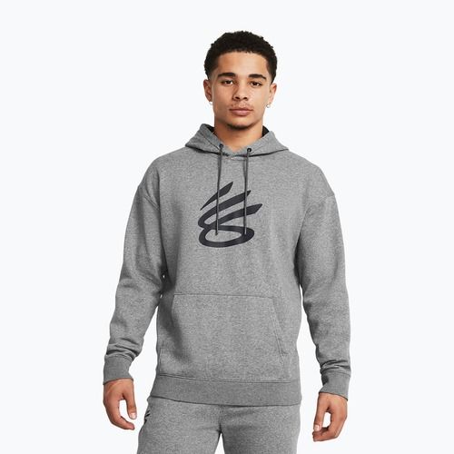 Felpa con cappuccio Under Armour Curry Splash da uomo, colore nero/marrone