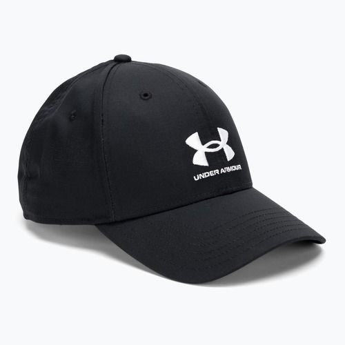 Berretto da baseball Under Armour Lockup Adj bianco/nero da uomo