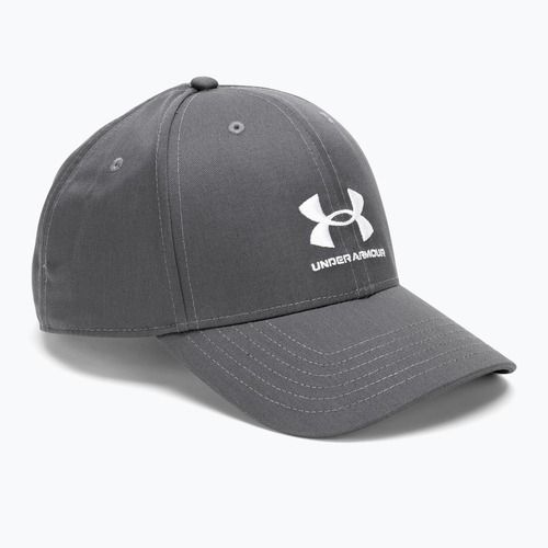 Berretto da baseball Under Armour Lockup Adj pitch grigio/bianco da uomo