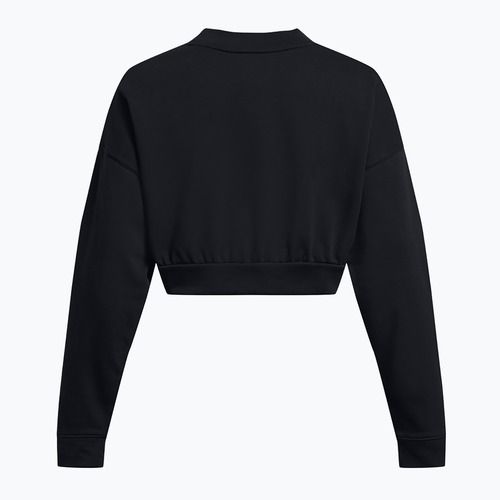 Felpa da allenamento Under Armour donna Rival Terry Os Crop Crew nero/bianco