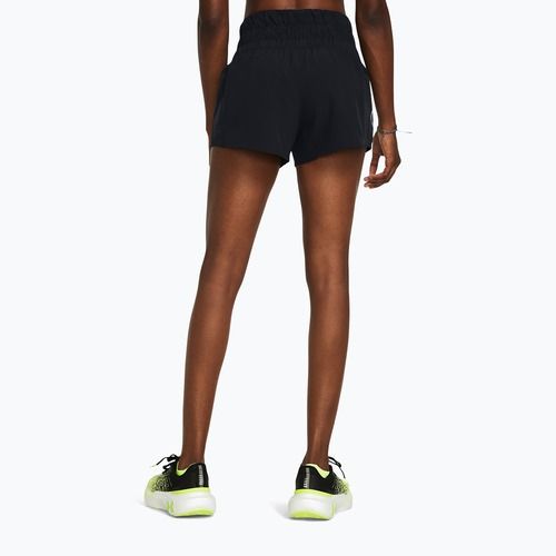 Pantaloncini da corsa Under Armour Run Anywhere donna nero/nero/bianco
