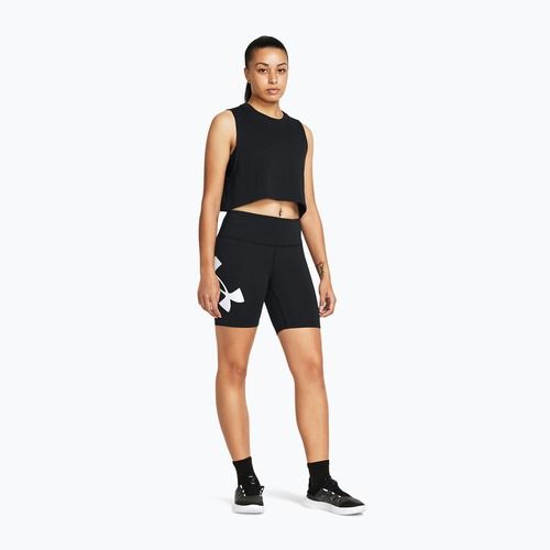Pantaloncini Under Armour da donna Capmus 7in nero/bianco