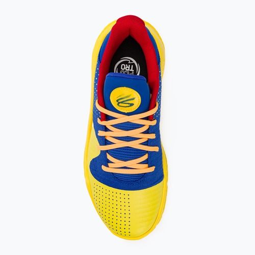 Under Armour Curry 4 Low Flotro team royal/taxi/team royal scarpe da basket