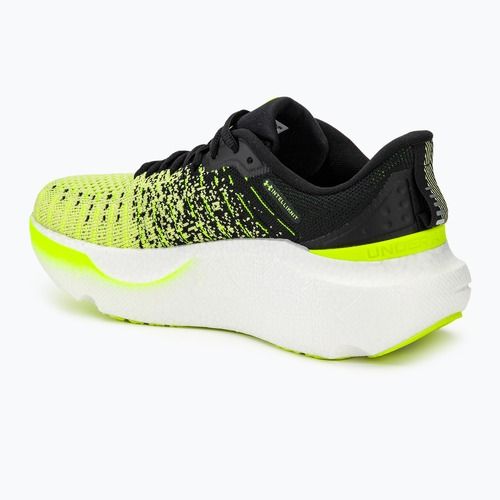 Scarpe da corsa da donna Under Armour Infinite Elite nere/sonic yellow/high vis yellow