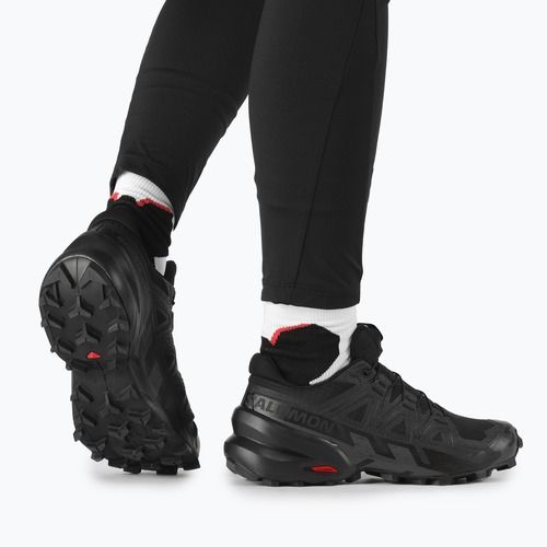 Scarpe da corsa da donna Salomon Speedcross 6 nero/nero/phantom