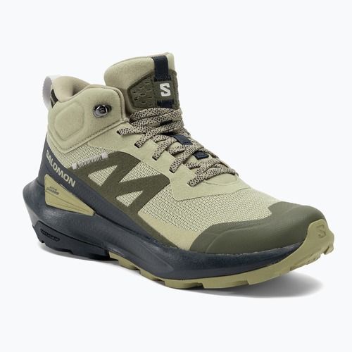 Salomon Elixir Activ MID GTX verde ardesia/carbonio ghiacciaio scarpe da trekking da uomo