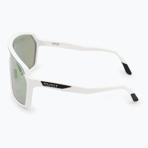 Occhiali da sole Rudy Project Spinshield bianco opaco/verde corsa