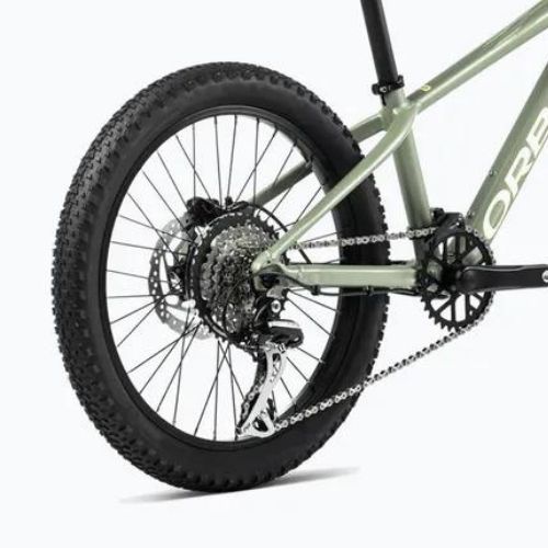 Orbea MX 20 Team Disc verde metallizzato/giallo bicicletta da bambino