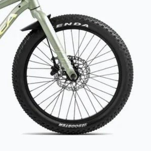 Orbea MX 20 Team Disc verde metallizzato/giallo bicicletta da bambino