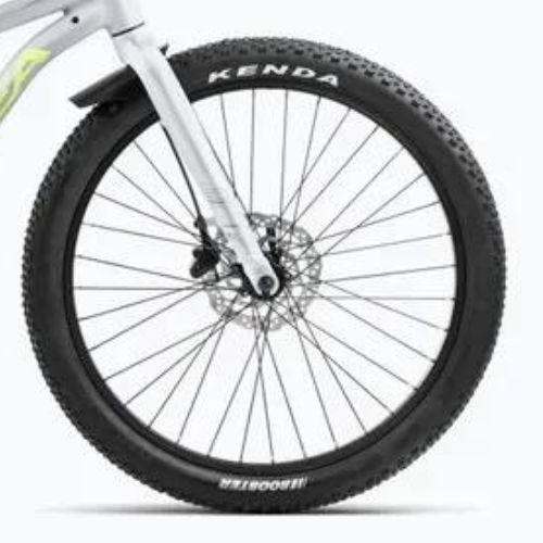 Bicicletta da bambino Orbea MX 24 Team Disc argento/lime