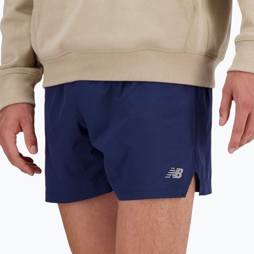 Pantaloncini da corsa New Balance RC Seamless 5 Inch blu da uomo