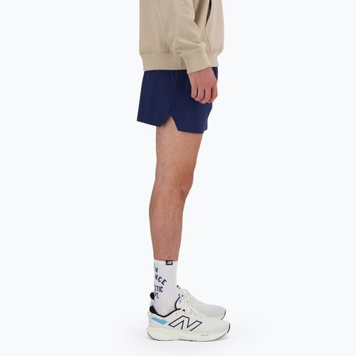 Pantaloncini da corsa New Balance RC Seamless 5 Inch blu da uomo