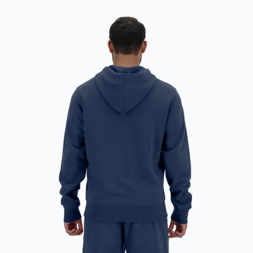 Uomo New Balance Core Fleece Felpa con cappuccio nb navy