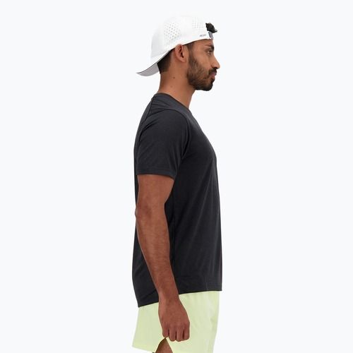 Maglietta New Balance Athletics Run nera da uomo