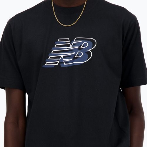 Maglietta New Balance Graphic nera da uomo