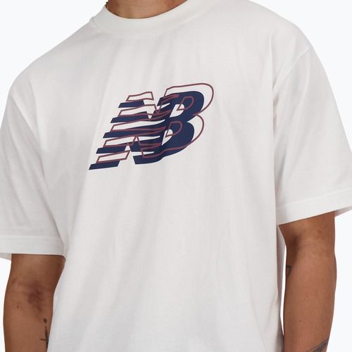 Maglietta New Balance Graphic bianca da uomo
