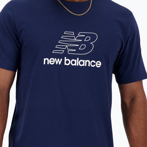 Maglietta New Balance Graphic V Flying nb navy da uomo