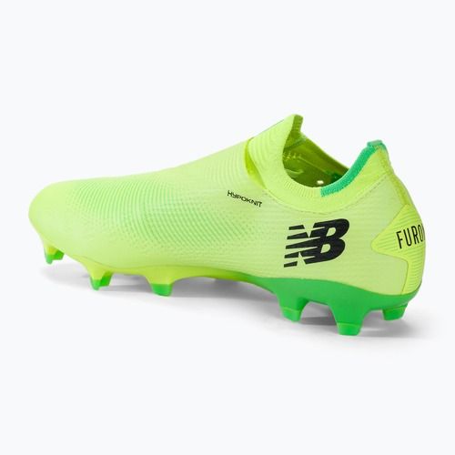 Scarpe da calcio da uomo New Balance Furon Pro FG V7+ bleached lime glo