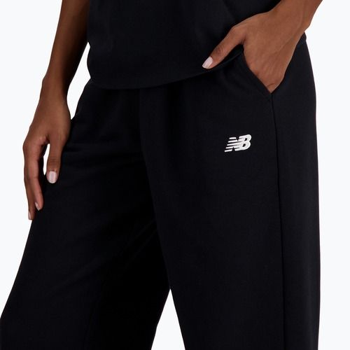 Pantaloni New Balance French Terry Jogger da donna, nero