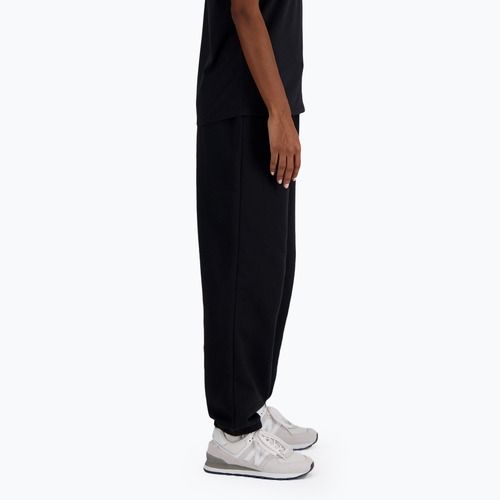 Pantaloni New Balance French Terry Jogger da donna, nero