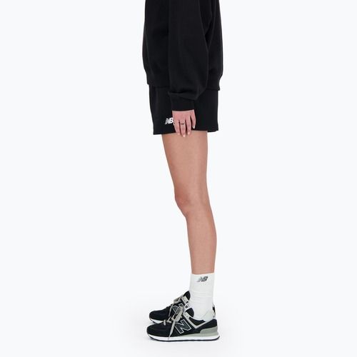 Pantaloncini New Balance French Terry neri da donna