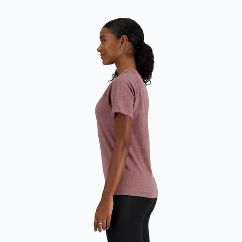 Maglietta New Balance donna Seamless liquirizia heather