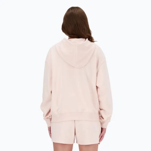 Felpa con cappuccio New Balance French Terry Small da donna, con logo, quarzo