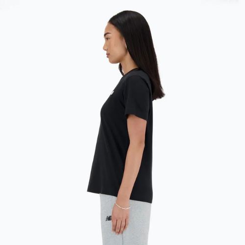 Maglia New Balance donna logo piccolo nero