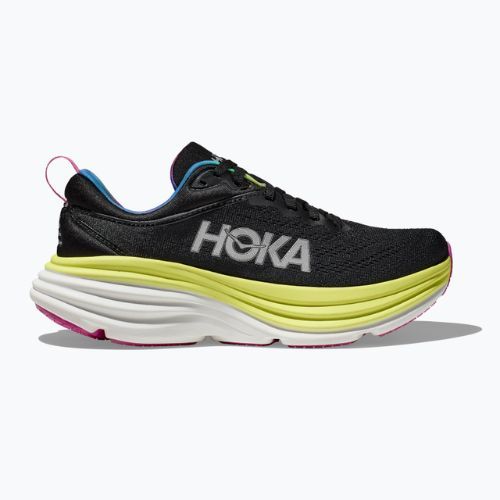 Scarpe da corsa da uomo HOKA Bondi 8 nere/citrus glow