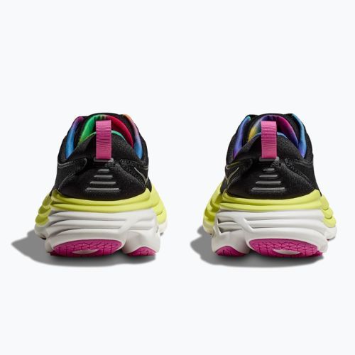 Scarpe da corsa da uomo HOKA Bondi 8 nere/citrus glow