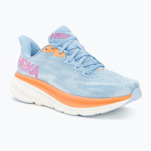 Scarpe da corsa da donna HOKA Clifton 9 blu avio/acqua ghiacciata