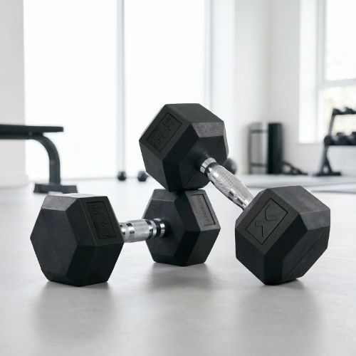 Manubri gommati XTREXO Hex 22,5 kg