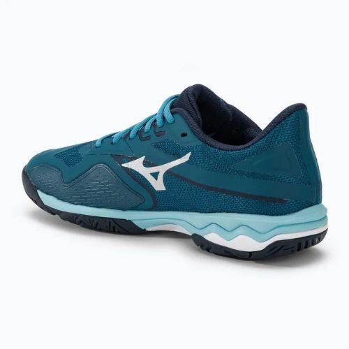 Scarpe da tennis da uomo Mizuno Wave Exceed Light 2 AC blu marocchino / bianco / bluejay