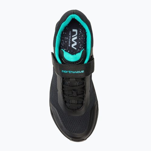 Scarpe da ciclismo MTB da donna Northwave Escape Evo 2 nero/turchese