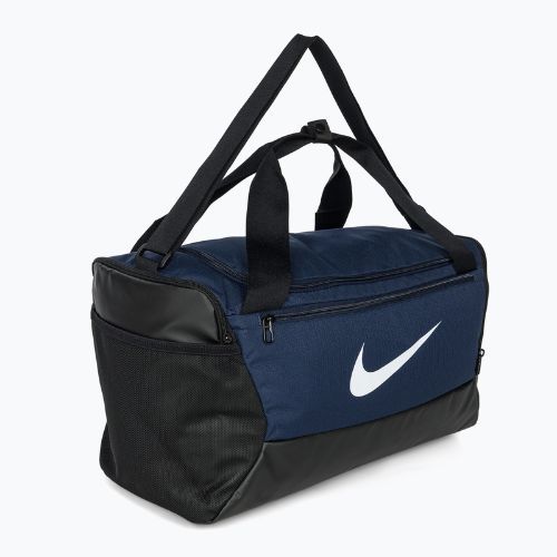 Borsa da allenamento Nike Brasilia 9.5 41 l blu marino/nero/bianco