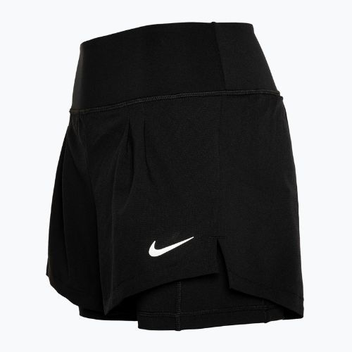 Pantaloncini da tennis Nike Court Dri-Fit Advantage donna nero/bianco