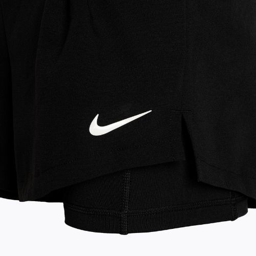 Pantaloncini da tennis Nike Court Dri-Fit Advantage donna nero/bianco