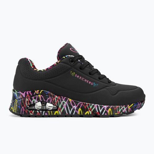 SKECHERS scarpe da donna Uno Loving Love nero
