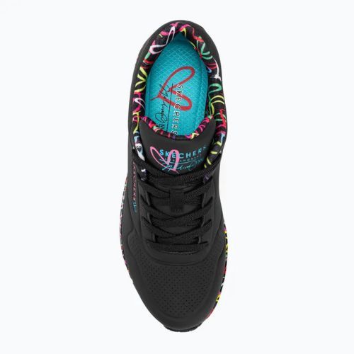 SKECHERS scarpe da donna Uno Loving Love nero
