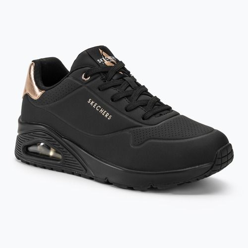 SKECHERS Uno Golden Air scarpe da donna nero/nero/metallizzato