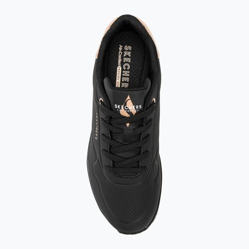 SKECHERS Uno Golden Air scarpe da donna nero/nero/metallizzato