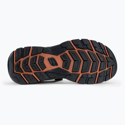 SKECHERS Tresmen Ryer sandali da uomo oliva/nero/arancio