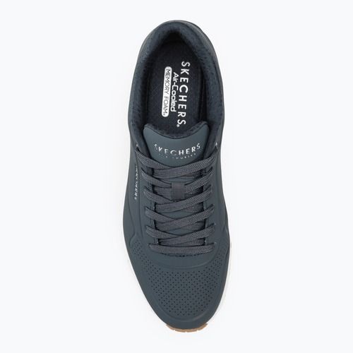 Scarpe da uomo SKECHERS Uno Stand On Air, bianco/marino