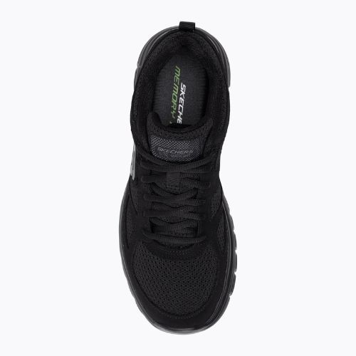 SKECHERS Burns Agoura nero scarpe da uomo